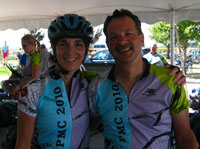 Nancy DeLucia & Bob Spiegelman at the Pan-Mass Challenge