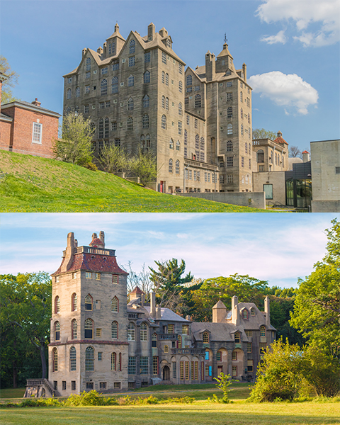 Collage of Mercer Museum and Fonthill Castle.jpg