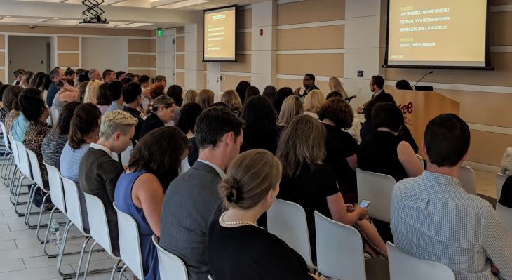 Attendees of An Evening with Next-Gen Philanthropic influencers